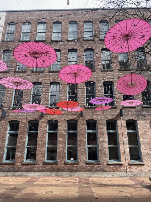 umbrellas in yaletown